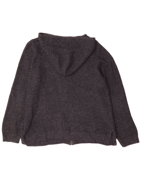Maglione cardigan con cappuccio da donna Fat Face UK 12 Acrilico grigio medio