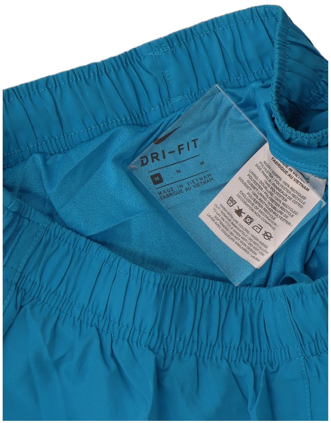 Pantaloncini sportivi NIKE da donna Dri Fit UK 14 poliestere blu medio