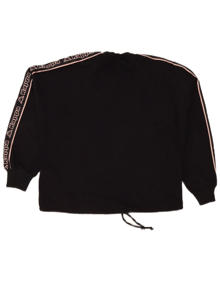 Felpa grafica Kappa da donna Tezenis UK 16 grande nera