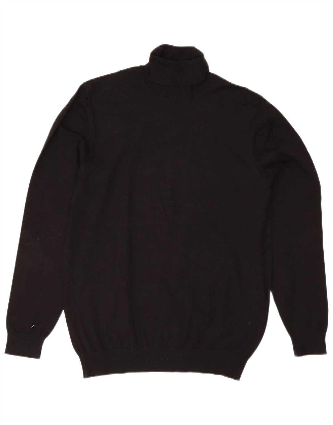 Maglione maglione collo alto da uomo Zara nero medio