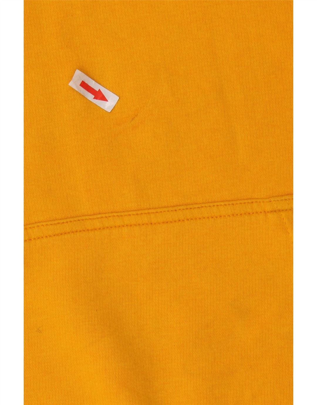 Maglione con cappuccio grafico da uomo Champion in cotone giallo medio