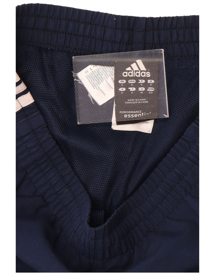 Pantaloncini sportivi ADIDAS Climalite da uomo piccoli in poliestere blu navy