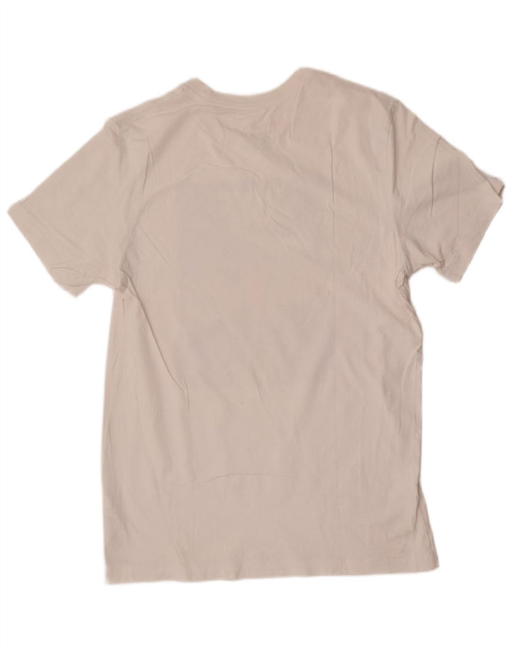 T-shirt grafica da uomo Nike Top in cotone bianco medio