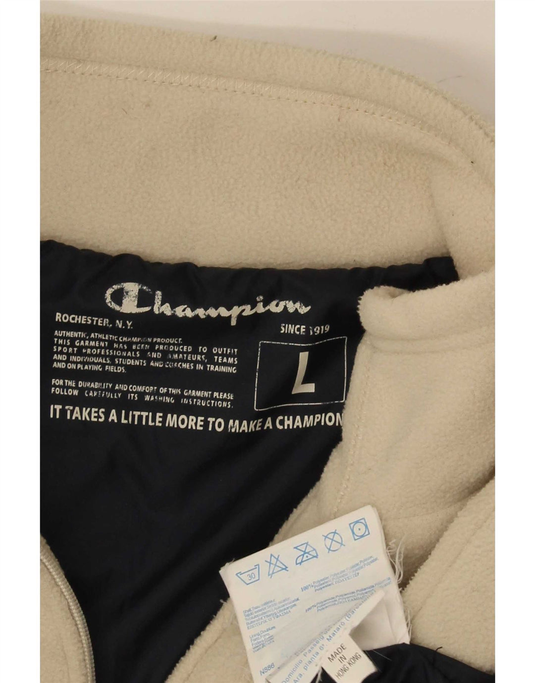 Giacca in pile da donna Champion UK 16 Large Beige Poliestere