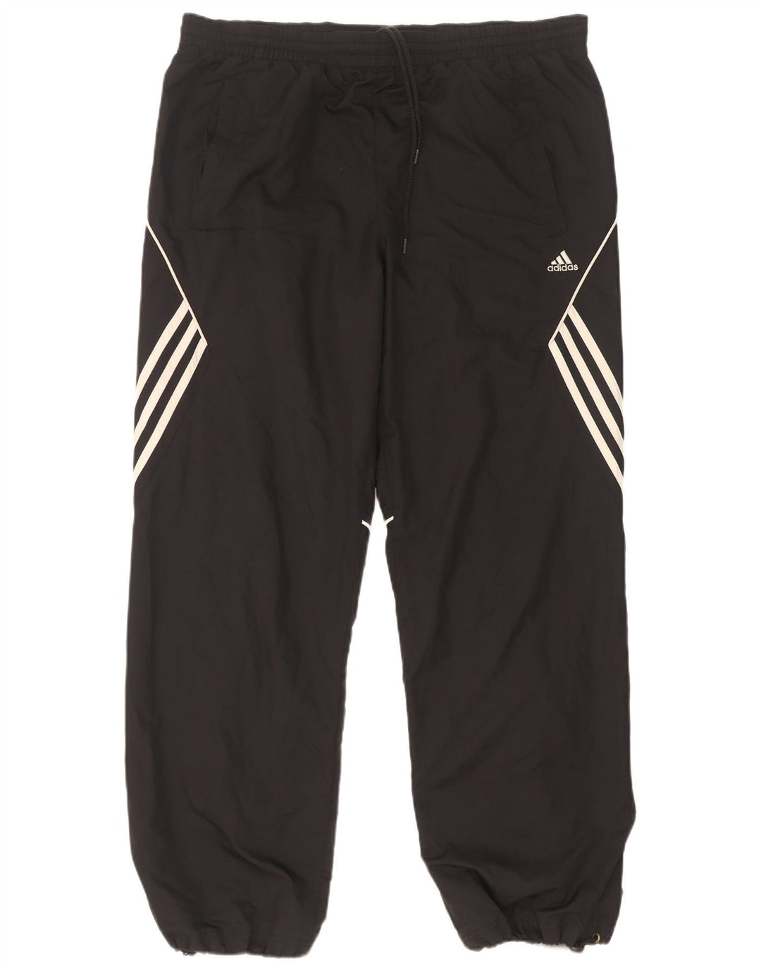 Pantaloni da tuta da uomo Adidas Joggers medio poliestere nero