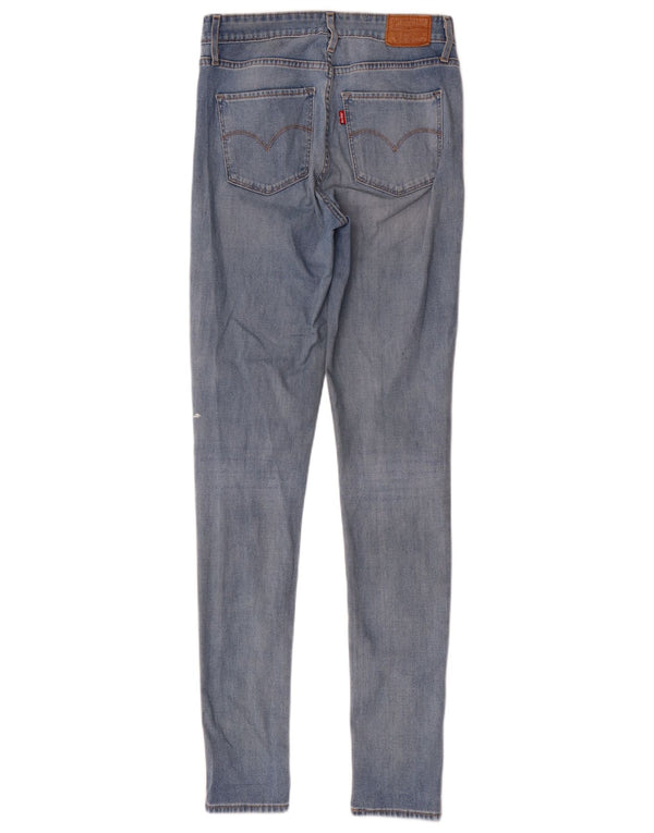 Jeans skinny a vita alta Levi's 721 da donna W28 L34 cotone blu