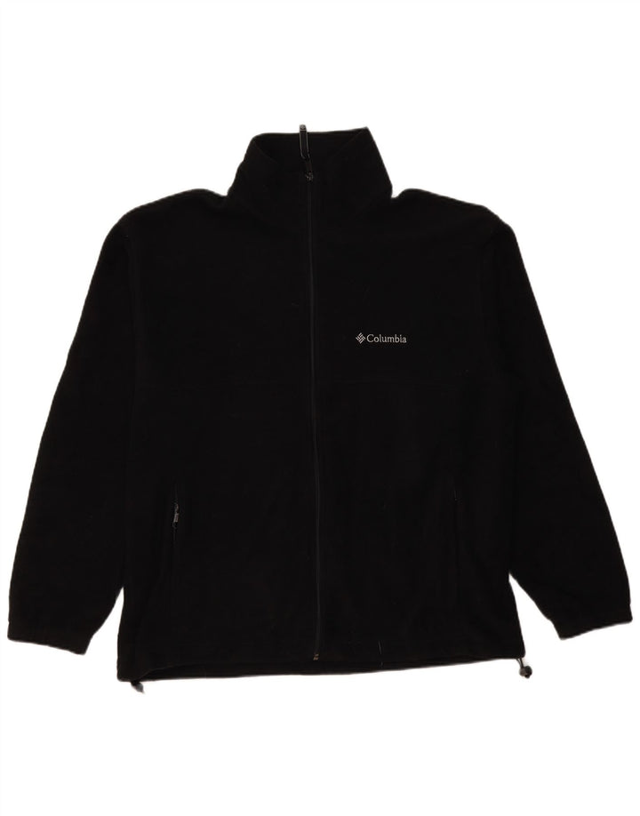 Giacca in pile da uomo Columbia Large nera in poliestere