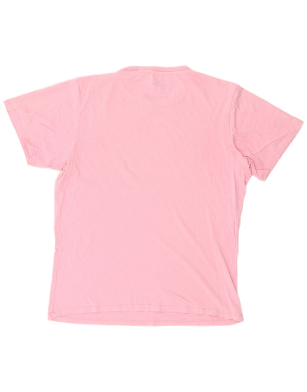 PULL & BEAR Mens Looney Tunes Graphic T-Shirt Top Medium Pink