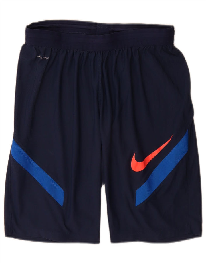 Pantaloncini sportivi Nike da uomo con grafica grafica color block medio blu navy