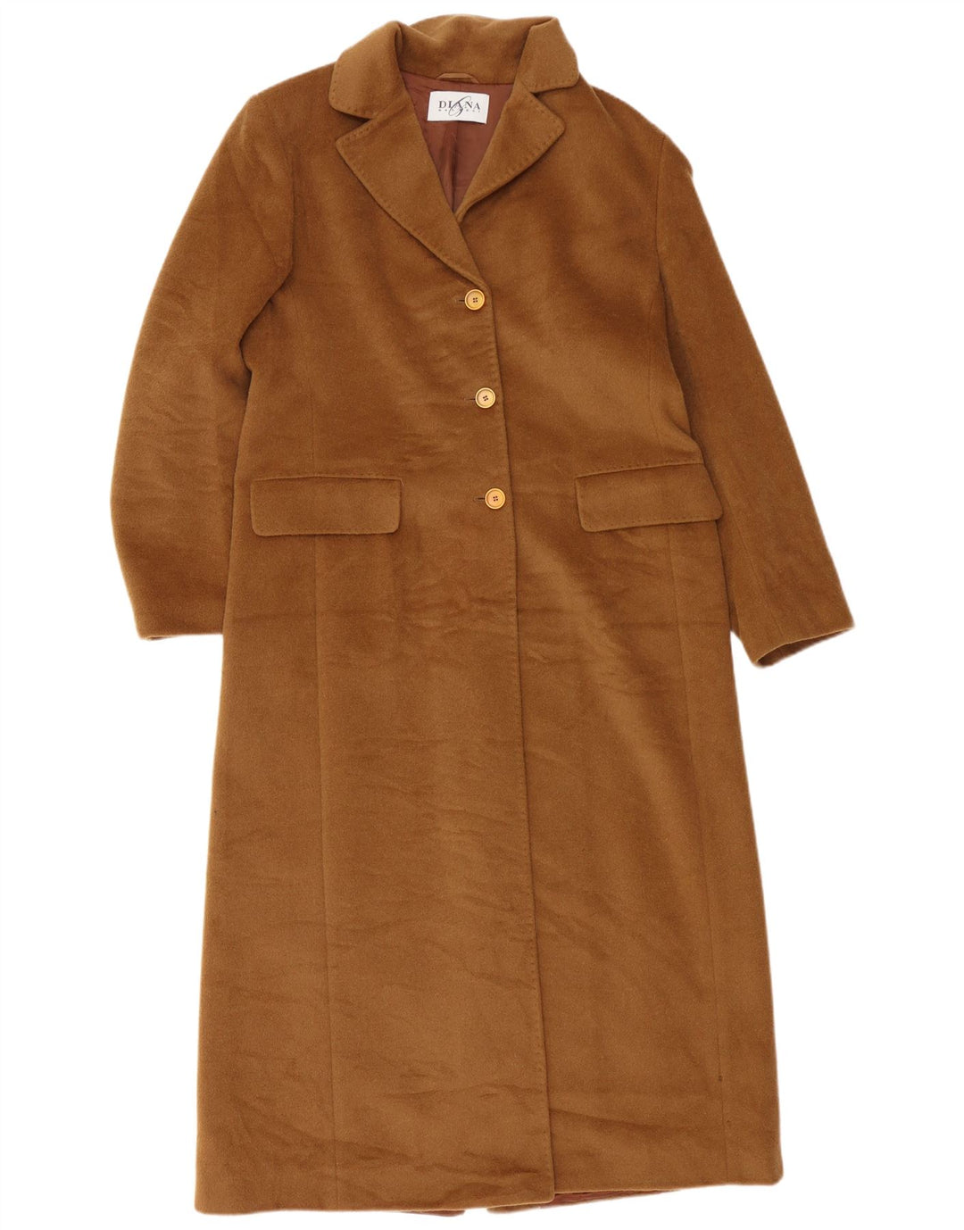 Soprabito da donna Diana Gallesi UK 12 Mohair marrone medio