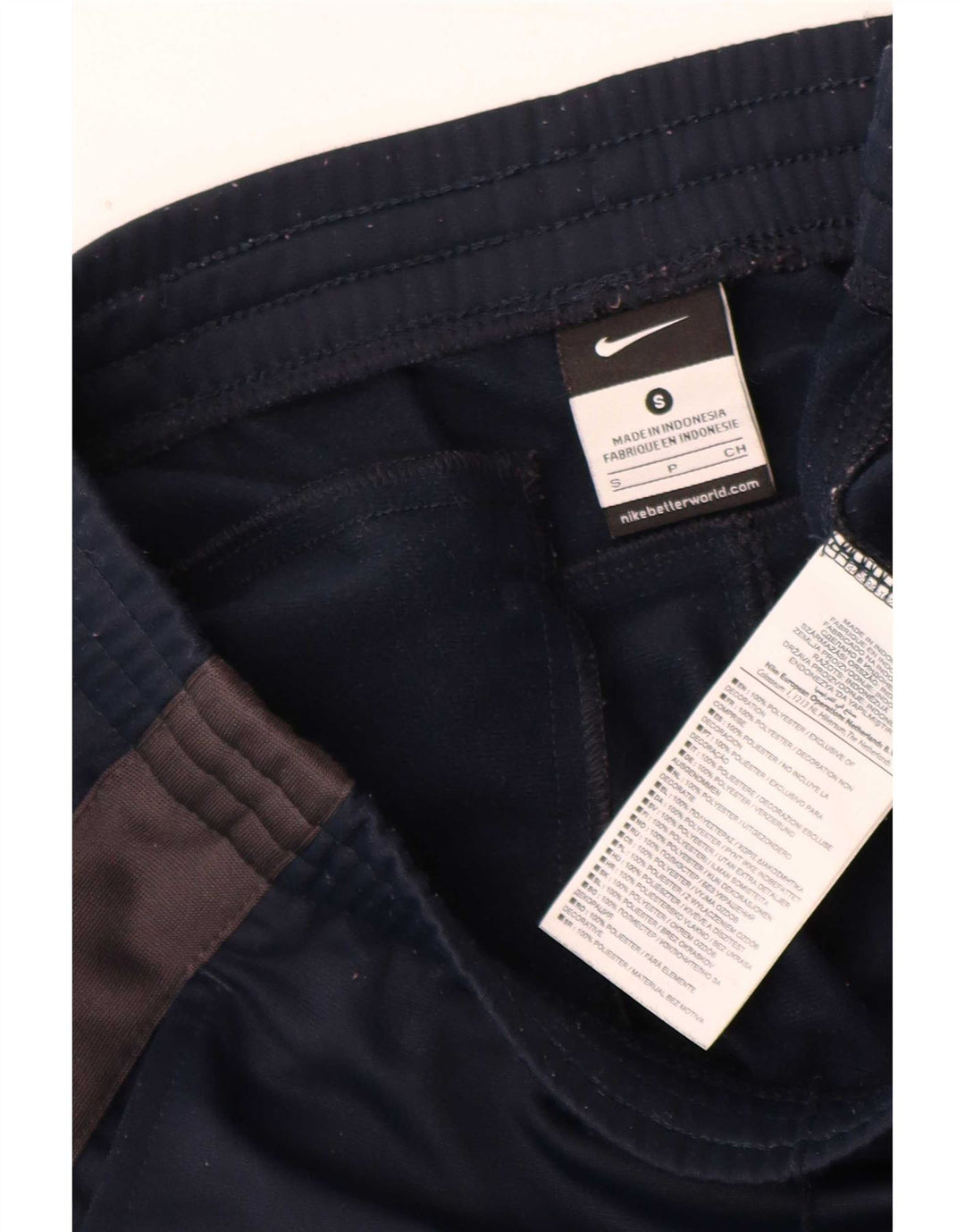 Pantaloni da tuta da uomo Nike Sport medi in poliestere blu navy