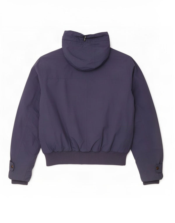 Giubbotto bomber con cappuccio da uomo Tucano Urbano UK 40 Large Blu Navy Poliestere