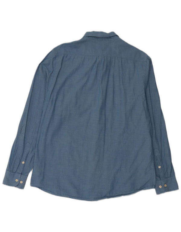 Camicia da uomo Lee XL in cotone blu