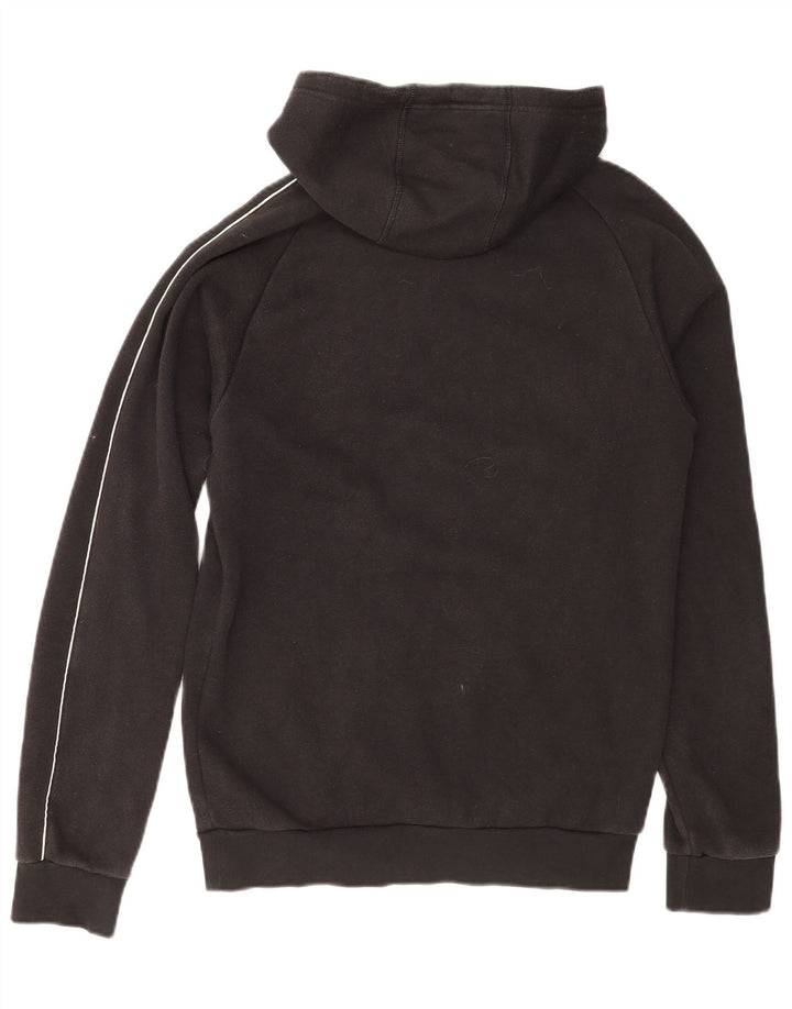Felpa con cappuccio da uomo Adidas Small in cotone nero