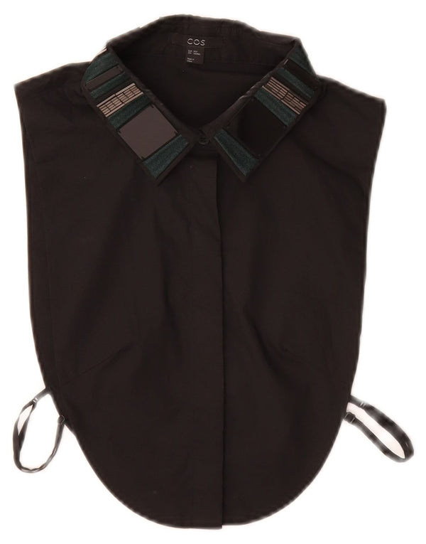 Camicia finta da donna con colletto staccabile Cos XS in cotone nero