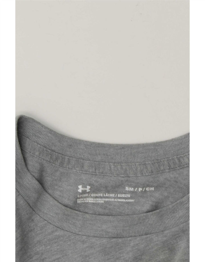 Maglietta grafica da uomo Under Armour Top piccola grigia