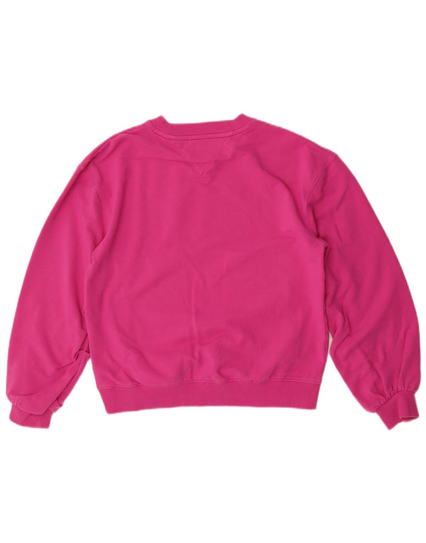 Felpa grafica per ragazze Tommy Hilfiger 13-14 anni in cotone rosa