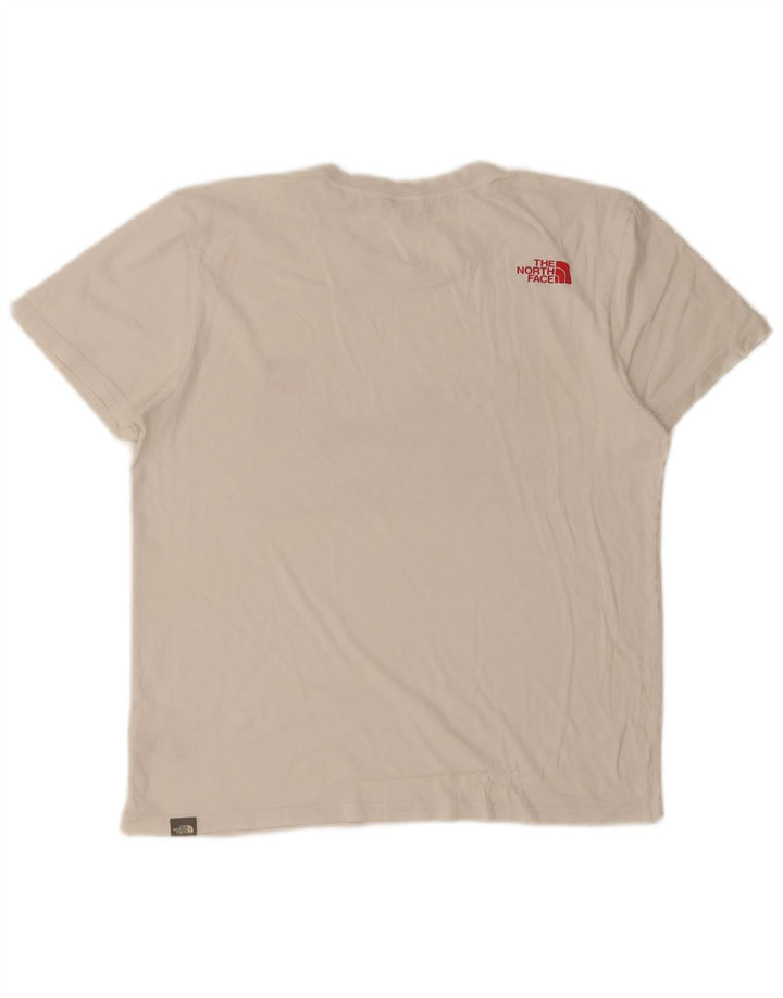 T-shirt grafica da uomo The North Face Top in cotone bianco medio