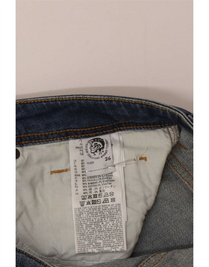 Jeans dritti da uomo Diesel Larkee W36 L32 cotone blu