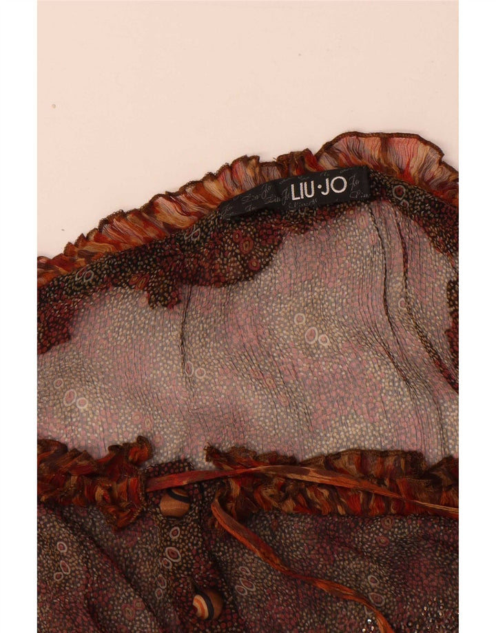Abito da donna con spalle scoperte Liu Jo UK 14 Bohemien marrone medio