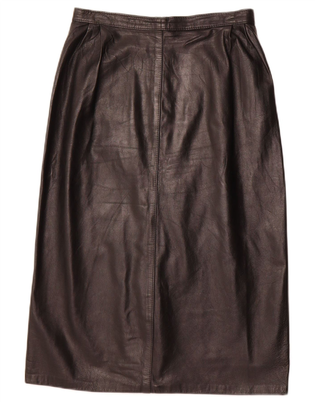 Gonna in pelle da donna VINTAGE W26 piccola nera