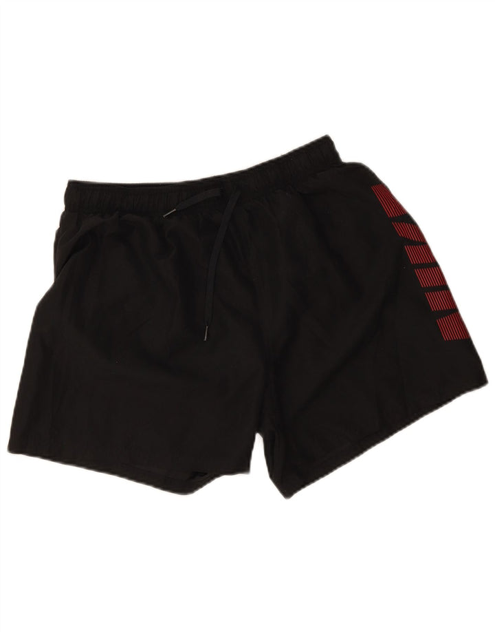 Pantaloncini sportivi Nike Dri Fit Graphic da uomo, grandi, in poliestere nero