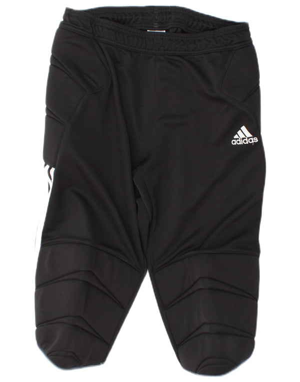 Pantaloni da tuta Adidas Climalite Capri da uomo, grandi, in poliestere nero
