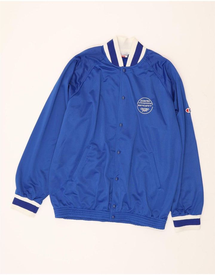 Giacca da tuta da uomo vestibilità ampia Champion XL blu poliestere