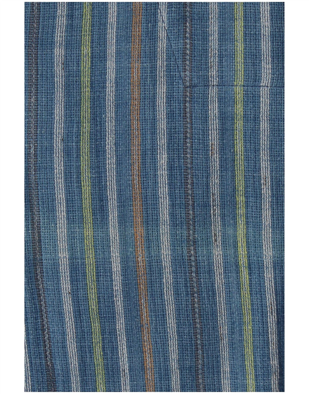 Camicia pullover a maniche corte da uomo VINTAGE vestibilità ampia a righe blu medio