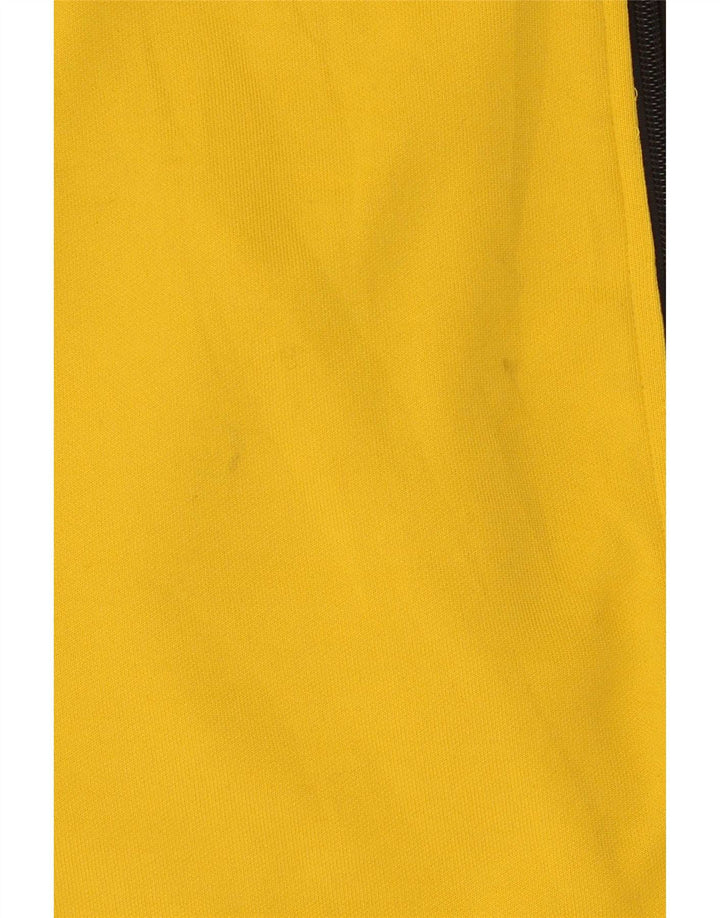 Giacca da tuta da uomo Puma Large in poliestere color block giallo