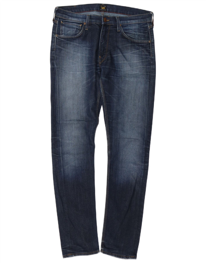 Jeans LEE Luke Slim da uomo W32 L32 in cotone blu