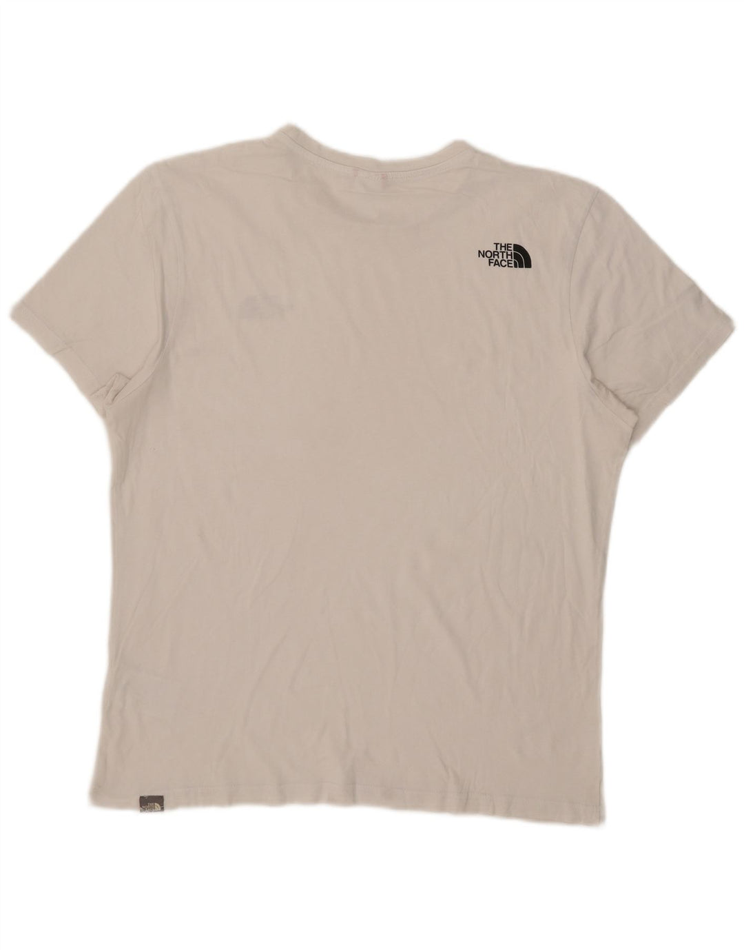 THE NORTH FACE T-shirt da uomo grande in cotone bianco