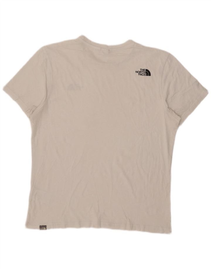 THE NORTH FACE T-shirt da uomo grande in cotone bianco