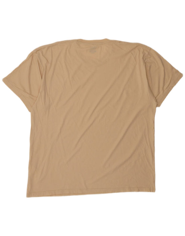 T-shirt da uomo con vestibilità classica VANS 2XL in cotone beige