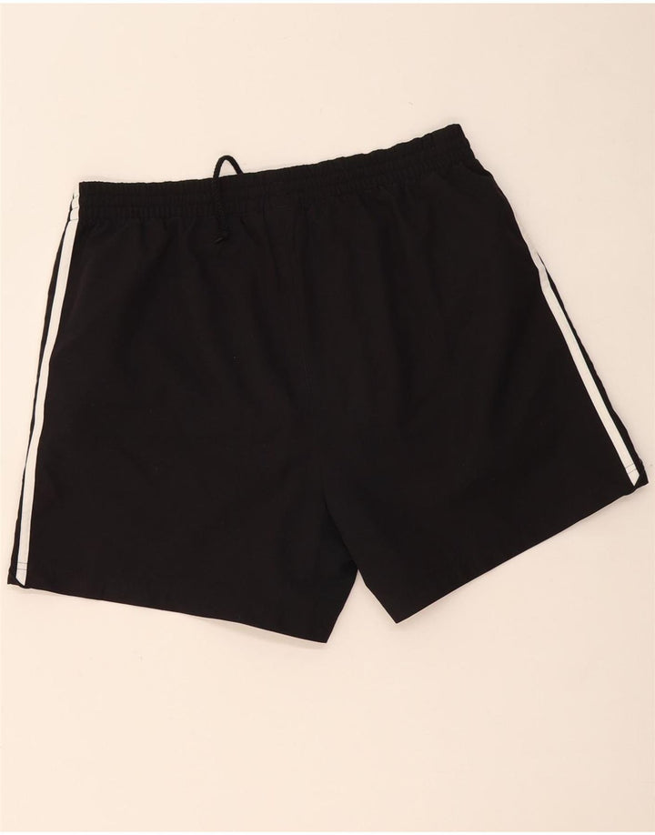 Pantaloncini sportivi da uomo ADIDAS grandi neri in poliestere