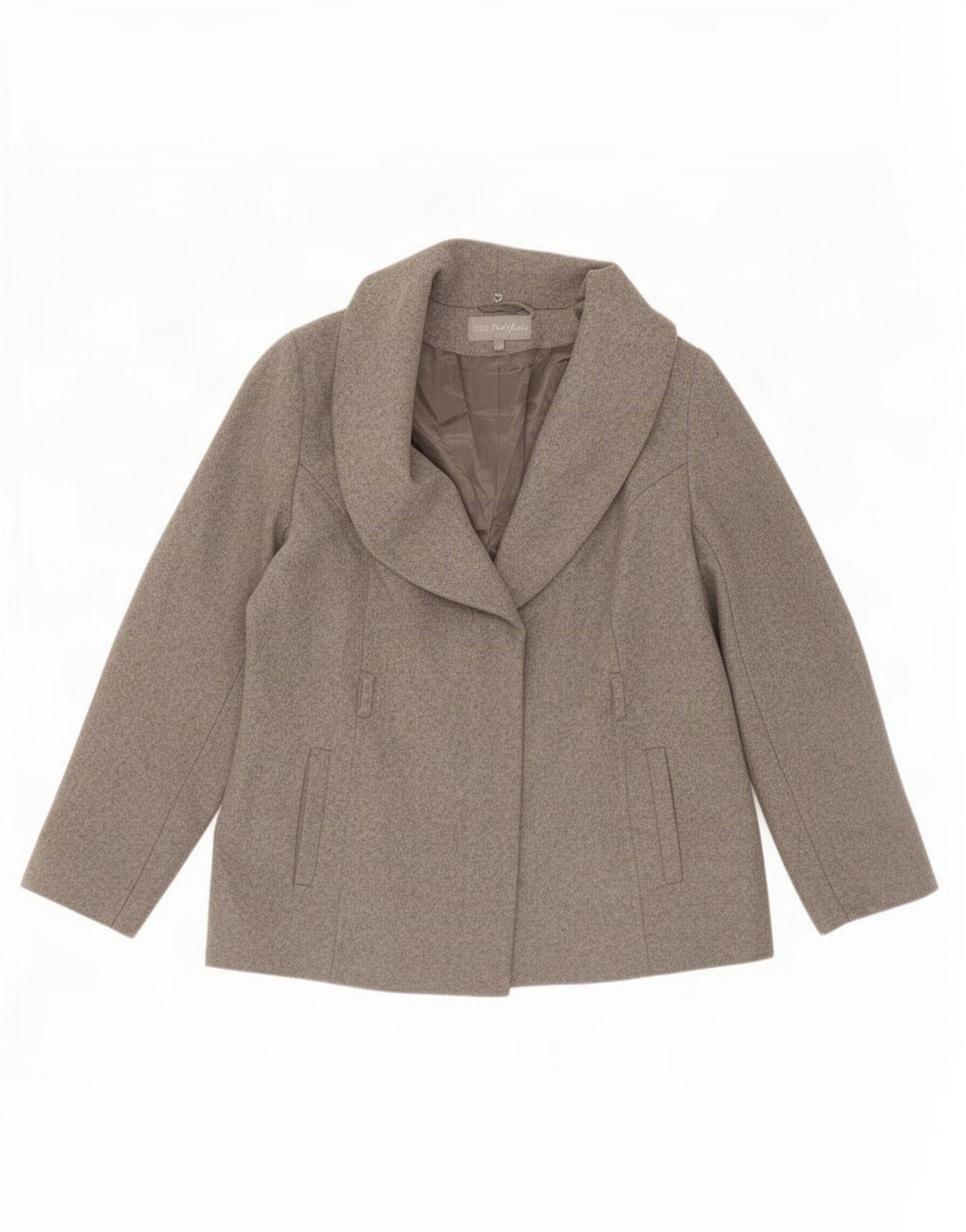 Giubbotto bomber Portfolio da donna Marks & Spencer UK 18 XL grigio lana vergine