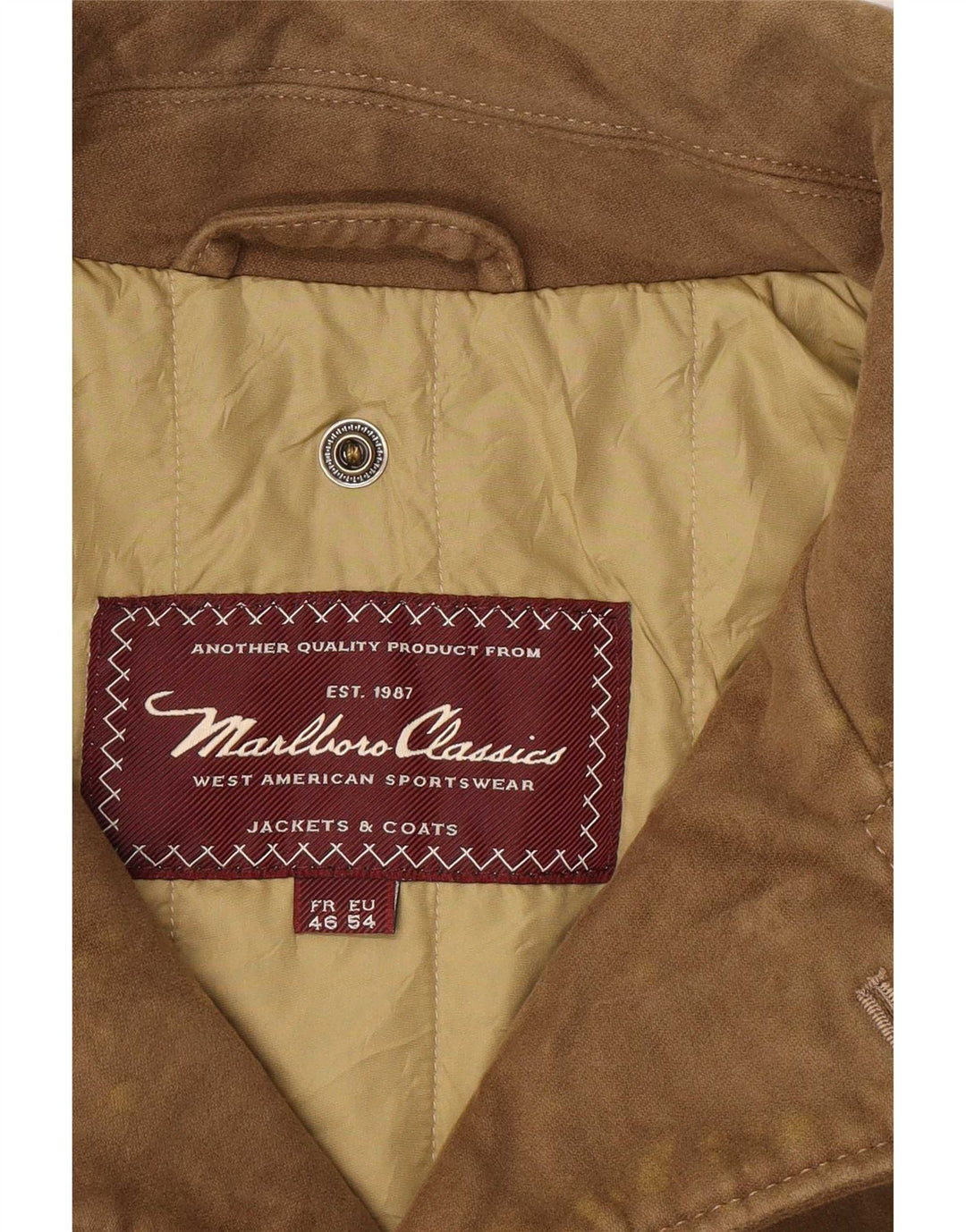 Giacca multiuso da uomo Marlboro Classics IT 54 2XL Cotone beige