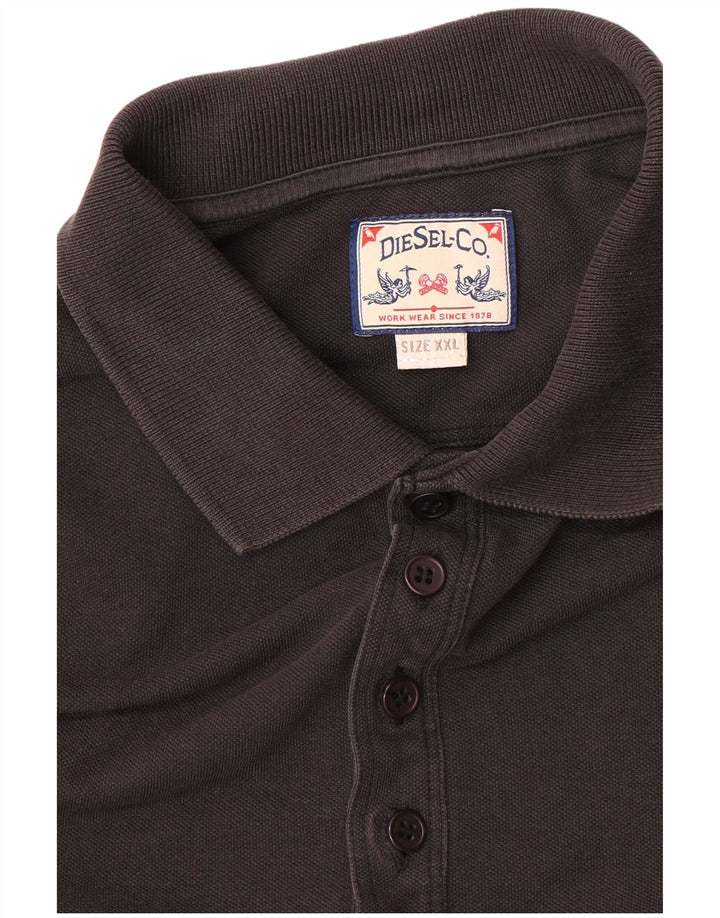 Polo Diesel da uomo vestibilità ampia XS nera