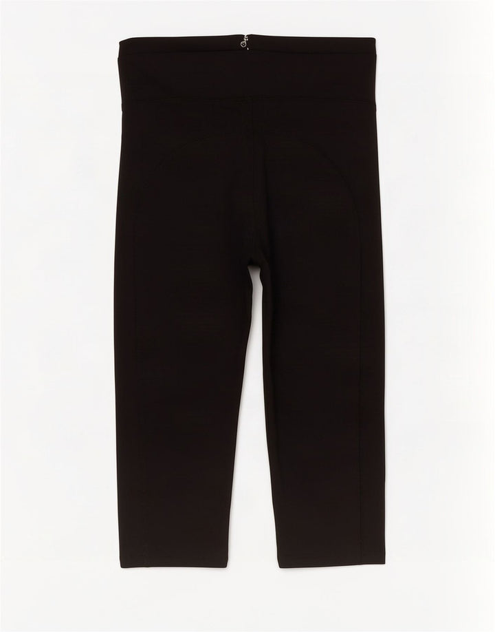 Leggings Capri da donna Marks & Spencer UK 12 poliestere nero medio
