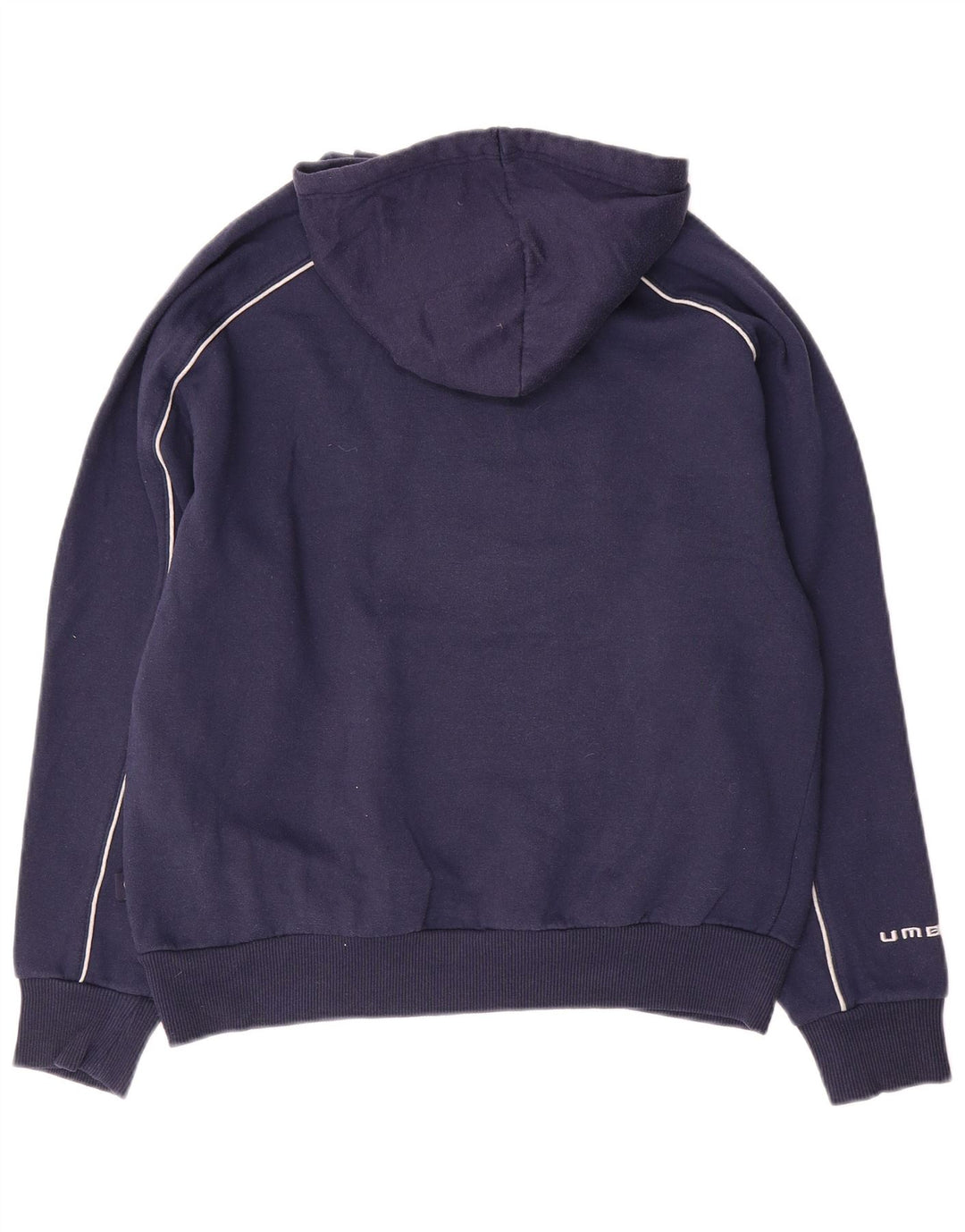 Felpa con cappuccio da uomo Umbro piccola in poliestere blu navy