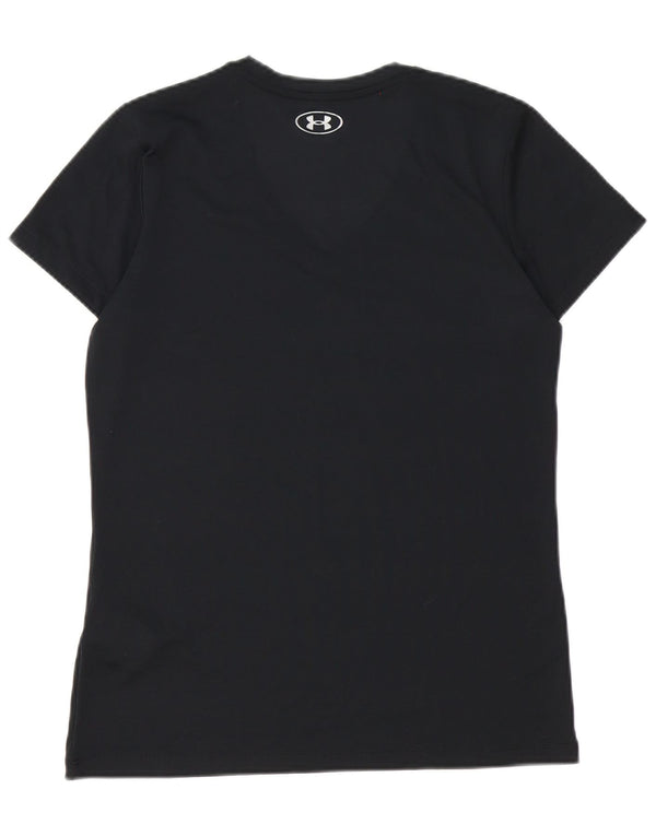 Maglietta Under Armour da uomo Heat Gear Top piccola in poliestere nero