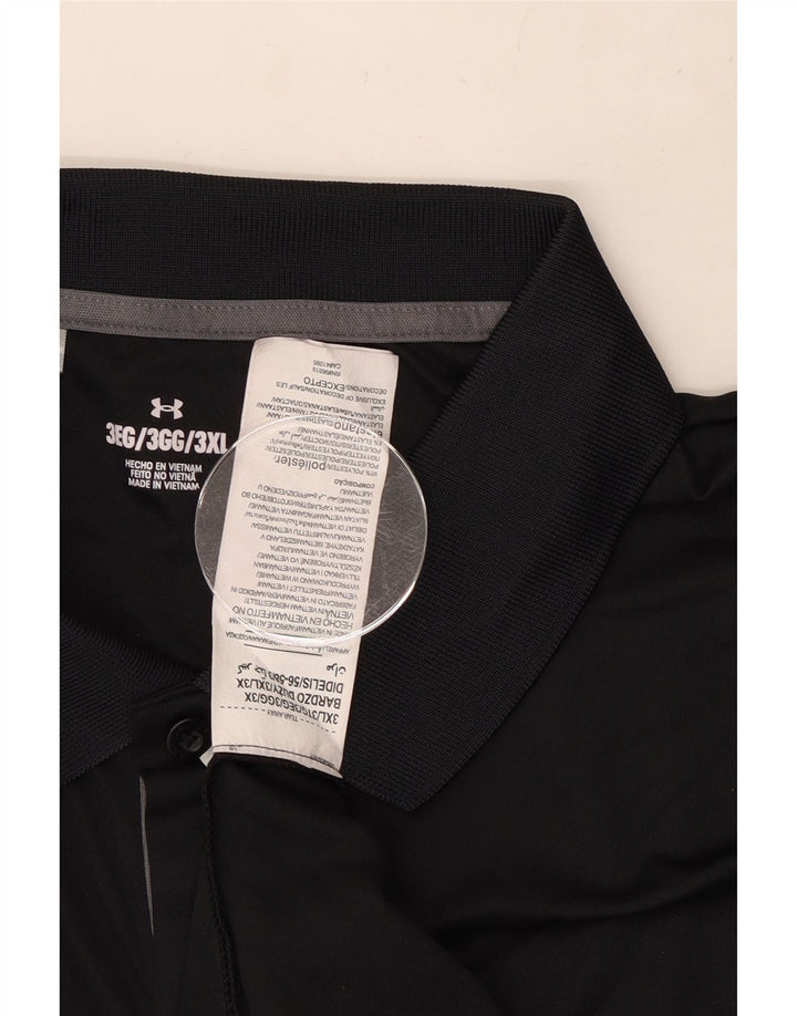 Polo da uomo Under Armour 3XL poliestere nero