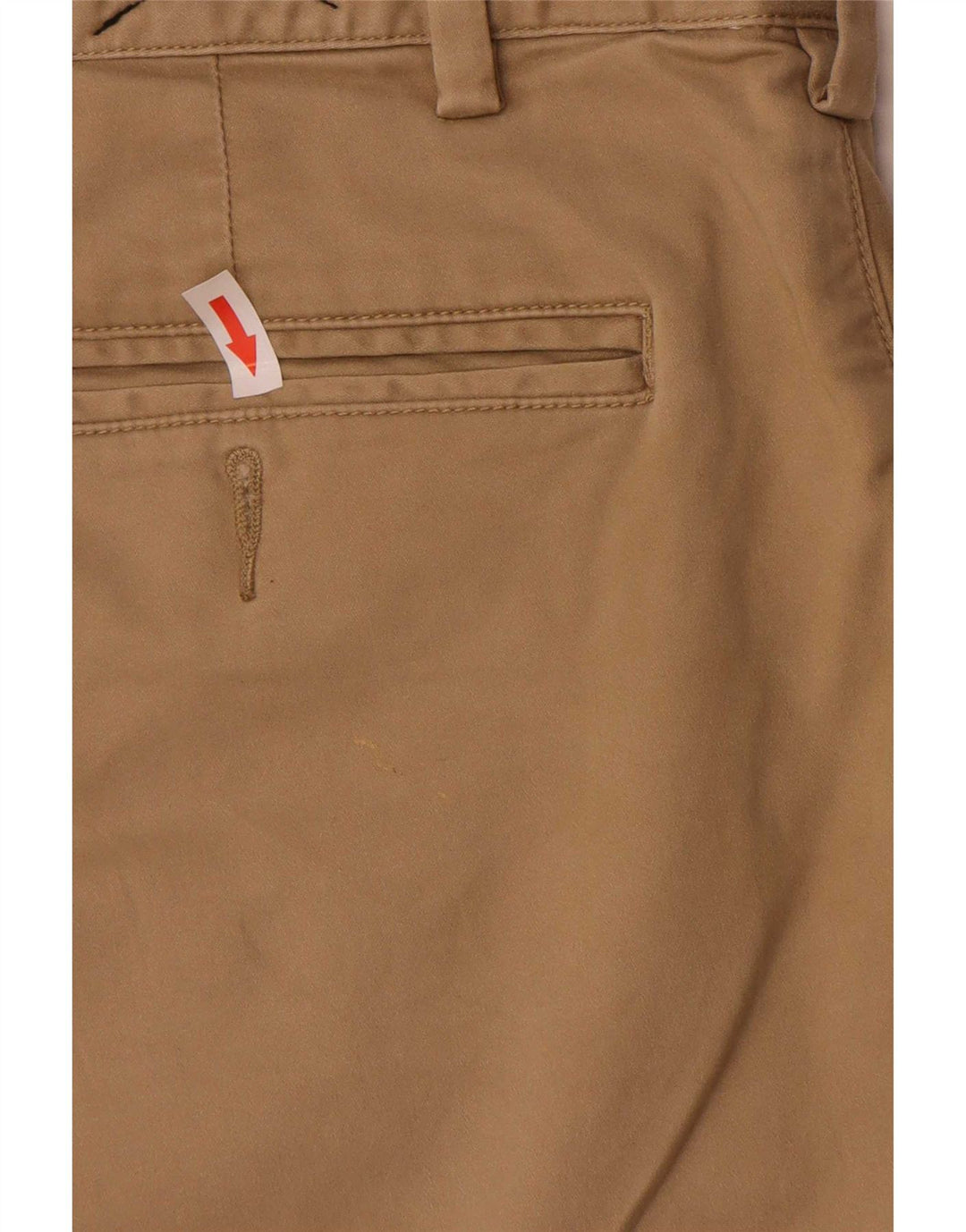 Pantaloncini chino da uomo DC W36 grandi in cotone beige