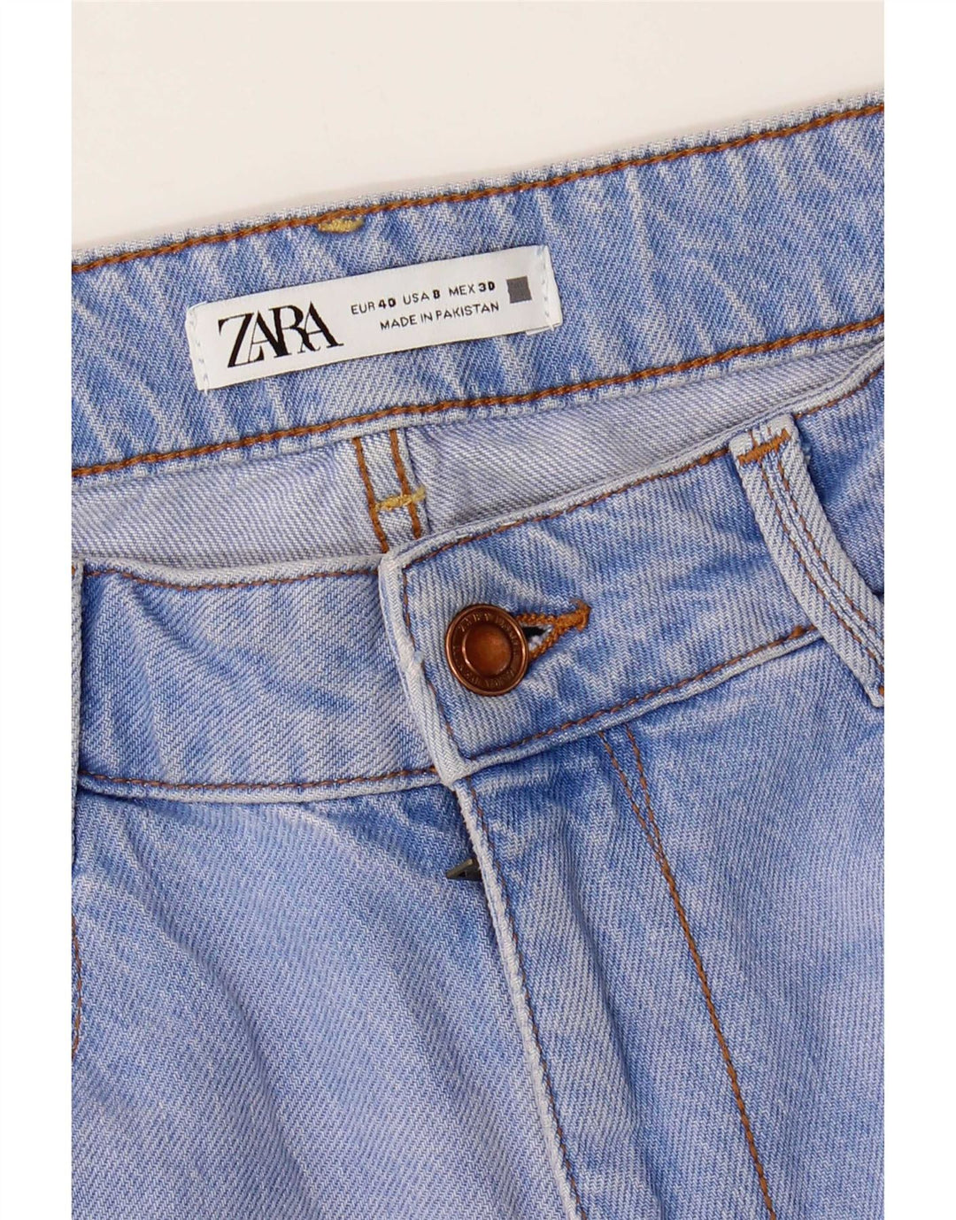 Jeans affusolati Zara da donna EU 40 medi W30 L28 Blu