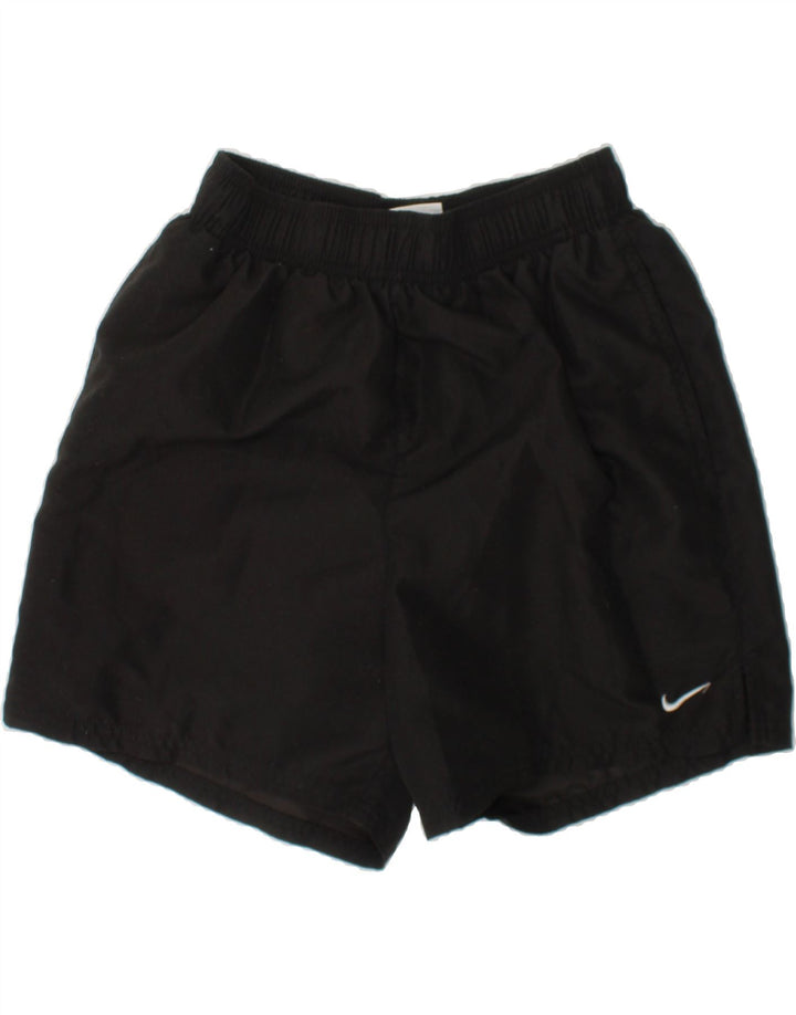 NIKE Boys Sport Shorts 8-9 Years Small Black Polyester Vintage Nike and Second-Hand Nike from Messina Hembry 