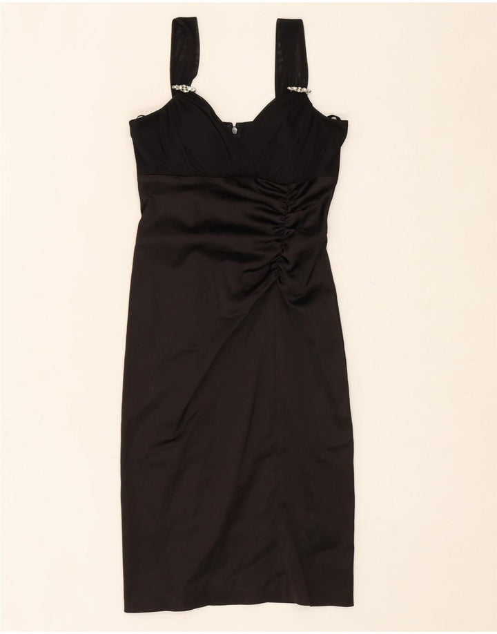 BETSY & ADAM Womens Sleeveless Sheath Dress US 4 Small Black Polyester Vintage Betsy & Adam and Second-Hand Betsy & Adam from Messina Hembry 