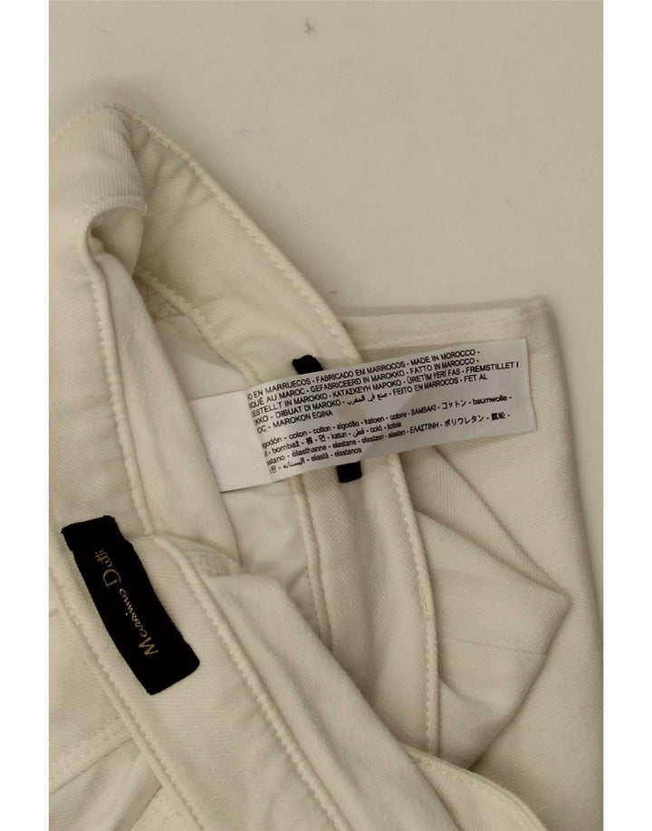Jeans slim da donna Massimo Dutti EU 40 M Medio W30 L26 Cotone bianco