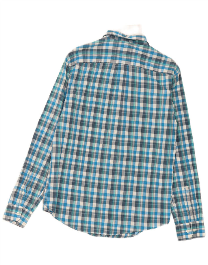 Camicia Penguin Heritage da uomo slim fit a quadri blu medio