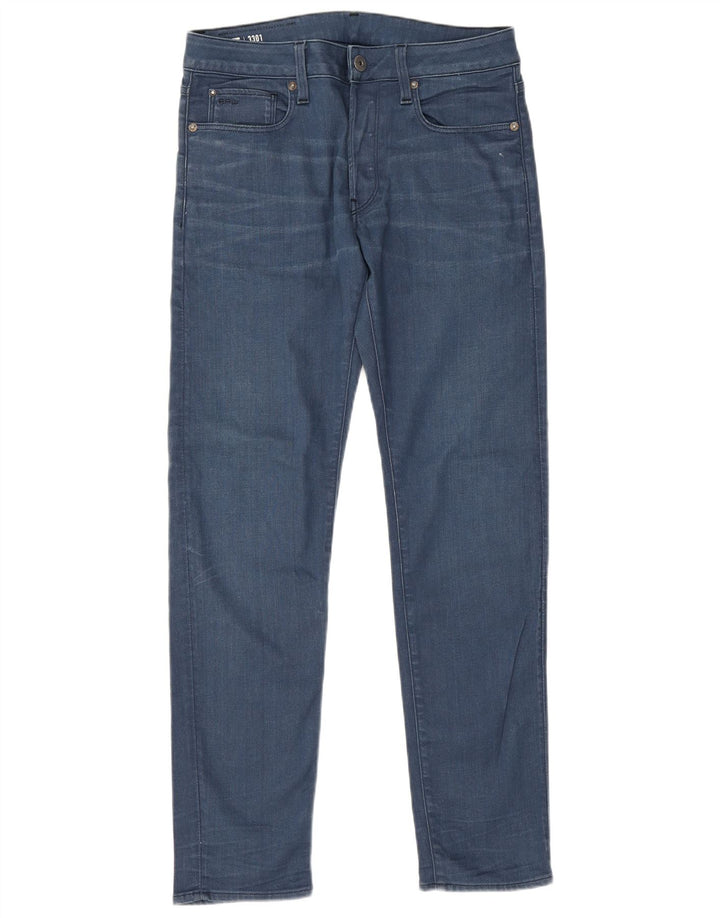 Jeans slim da uomo G-Star 3301 W30 L32 cotone blu