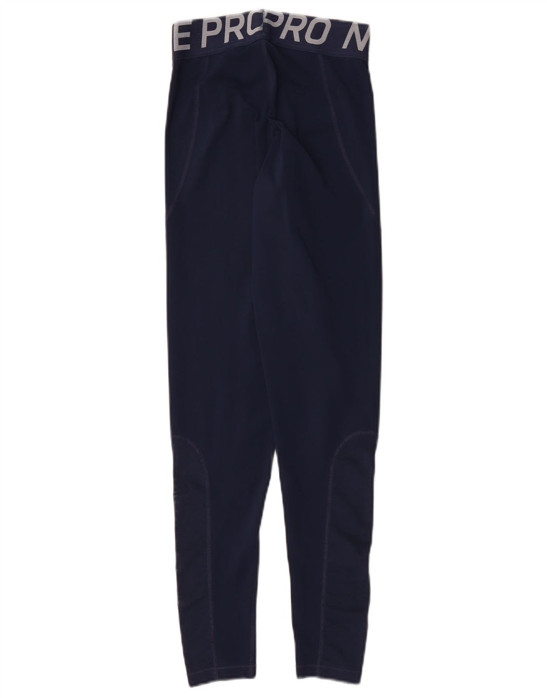 Leggings grafici Nike Dri Fit da donna UK 8 Small poliestere blu navy